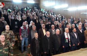 الفصائل الفلسطينية بدمشق تحيي ذكرى استشهاد الفريق سليماني والمهندس