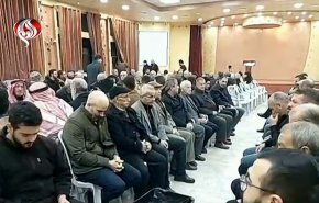 مجلس تأبيني للشهيد العاروري في مدينة الخليل بالضفة الغربية