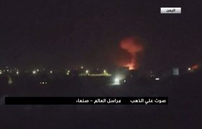 شاهد.. مراسل العالم يكشف تفاصيل العدوان الأمريكي البريطاني على اليمن
