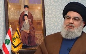 السيد نصر الله يشكر إيران ويثني على مواقف اية الله خامنئي الحكيمة