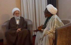 بالصورة.. اجتماع نادر بين الشيخ الزكزاكي وآية الله عيسى قاسم في قم 