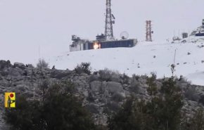 فيديو لاستهداف موقع الرادار التابع للكيان في مزارع شبعا اللبنانية المحتلة