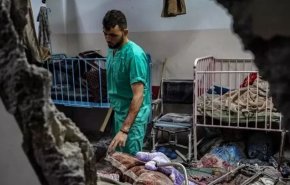 شاهد.. ماذا فعل حصار الاحتلال بمجمع ناصر الطبي؟