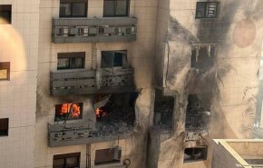 عدوان صهیونی يستهدف مبنى سكنياً بدمشق
