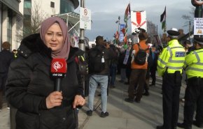 وقفة احتجاجية في لندن تنديدا ببيع الأسلحة لـ