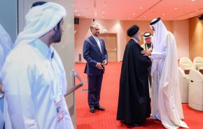 الرئيس الإيراني يبحث مع أمير قطر التطورات في غزة