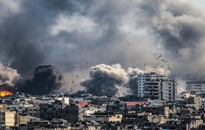 الإحتلال ينشر مشاهد لاستهداف طائراته أبراجا سكنية ومناطق مأهولة