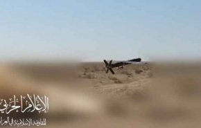 مشاهد لاستهداف المقاومة الإسلامية في العراق ثكنة عسكرية في مطار 'روش بينا'