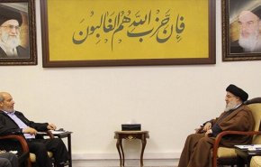 السيد نصر الله يستقبل وفدًا قياديًا من حركة ‏حماس 