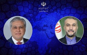 أميرعبداللهيان يهنئ إسحاق دار على تعيينه وزيرا لخارجية باكستان
