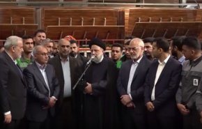 الرئيس الايراني يفتتح مشاريع عملاقة في خوزستان 