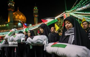 تجمع جماهيري غاضب في طهران تنديدا باغتيال العميد زاهدي (فيديو وصور)