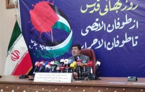 تشييع شهداء العدوان الإرهابي على القنصلية الإيرانية في يوم القدس العالمي بطهران