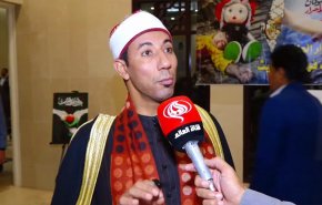 حفيد الشيخ عبدالباسط عبدالصمد يشيد بالفعاليات القرآنية في العراق + فيديو