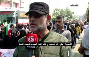 الادميرال تنغسيري للعالم: يجب على كل انسان ان يهب للدفاع عن فلسطين