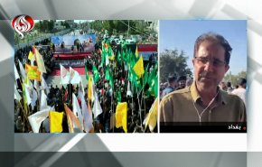 أعلام المقاومة العراقية ترفرف في مسيرات يوم القدس العالمي