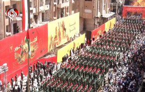 عرض عسكري مهيب للمقاومة الفلسطينية في دمشق+فيديو