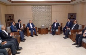 امير عبداللهيان يجري مباحثات مع المقداد في دمشق