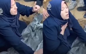 شاهد: زوجة نجل إسماعيل هنية تودع زوجها وابنتيها بكلمات مؤثرة