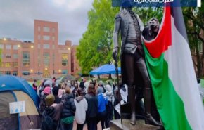  جورج واشنطن يلبس الكوفية الفلسطينية .. ما القصة؟