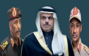 بن فرحان يناقش التطورات في السودان مع طرفي النزاع 
