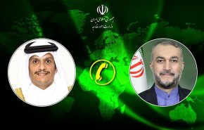 وزيرا خارجية إيران وقطر يبحثان آخر التطورات في فلسطين المحتلة