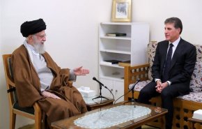 قائد الثورة يستقبل رئيس منطقة كردستان العراق