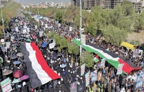 الیمن.. مسيرات مليونية دعما للشعب الفلسطيني