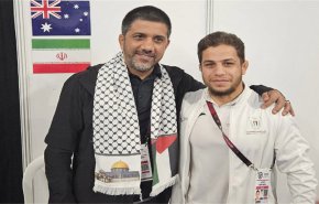 مصارع فلسطيني يثني على مواقف إيران الداعمة لشعبه المظلوم