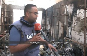 شاهد.. الاحتلال يتعمد استهداف مراكز الايواء التابعة للاونروا
