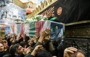 شاهد.. تشييع الشهيد رئيسي ومرافقيه في مرقد السيدة معصومة (ع)