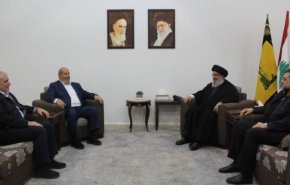 السيد نصر الله يستقبل وفدا قياديا من حركة حماس