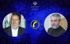 مباحثات هاتفية بين باقري ونائب رئيس المكتب السياسي لحركة حماس
