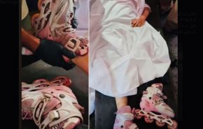 بالفيديو..جيش الاحتلال يستهدف طفلة أثناء لهوها أمام منزلها في غزة