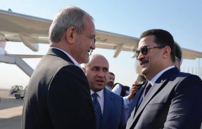 الرئيس بزشكيان يصل الى بغداد + فيديو