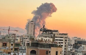 شاهد/طيران الاحتلال يشن غارات عنيفة على ضاحية بيروت الجنوبية