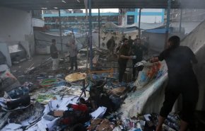 17شهيدا بعدوان اسرائيلي على مدرسة تأوي نازحين بمخيم النصيرات