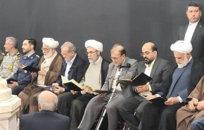 إقامة مراسم أربعينية الشهيدين نصر الله ونيلفروشان في طهران