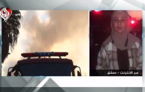 مراسلة العالم تكشف تفاصيل العدوان الاسرائيلي على دمشق