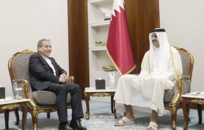 وزير الخارجية الإيراني يلتقي أمير قطر في الدوحة