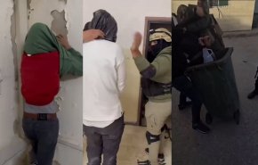 شاهد كيف يعتدي رجال محمود عباس بوحشية على مجاهدي المقاومة