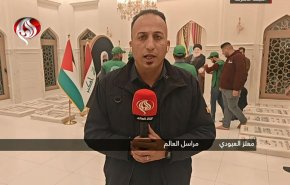 مراسل العالم ينقل اجواء روضة الشهيد القائد ابومهدي المهندس