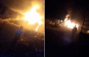 بالفيديو.. مستوطنون يحرقون مسجد قرية عرب المليحات بالأغوار
