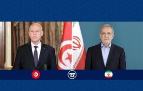 بزشكيان وقيس سعيّد يؤكدان على دعم القضية الفلسطينية
