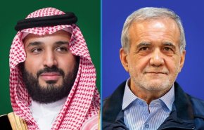 بن سلمان يؤكد لبزشكيان وقوف السعودية بثبات إلى جانب إيران
