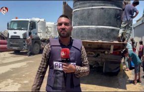 كاميرا العالم توثّق معاناة النازحين في غزة في الحصول على المياه! 