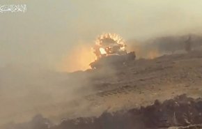 القسام تبث مشاهد من ايقاع آليات الاحتلال في كمين شمال غزة

