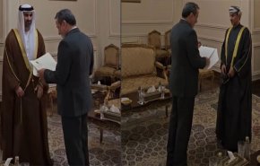 عراقجي يتسلم أوراق اعتماد سفيري الإمارات وعُمان + فيديو

