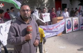 شاهد.. فعالية لإنقاذ الأسرى الفلسطينيين من قبور الموت في غزة
