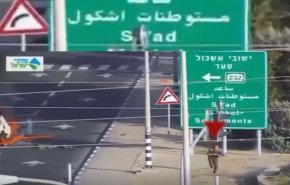 لحظة هروب رئيس الموساد الجديد من مقاتلي القسام+ فيديو